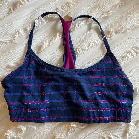 Champion Purple and Blue Sports Bra - Size Medium - Picture 3 of 3